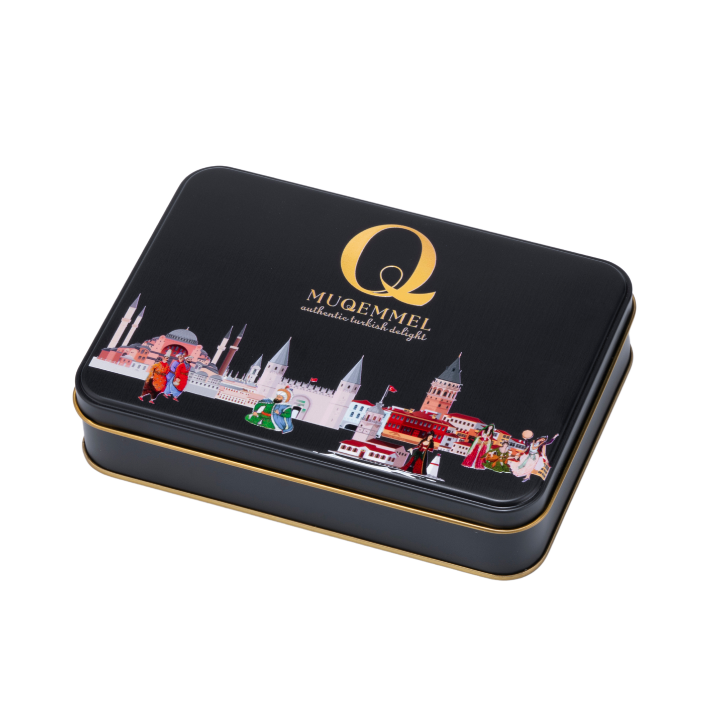 400g Gül Yapraklı Lokum ( Yeşil )