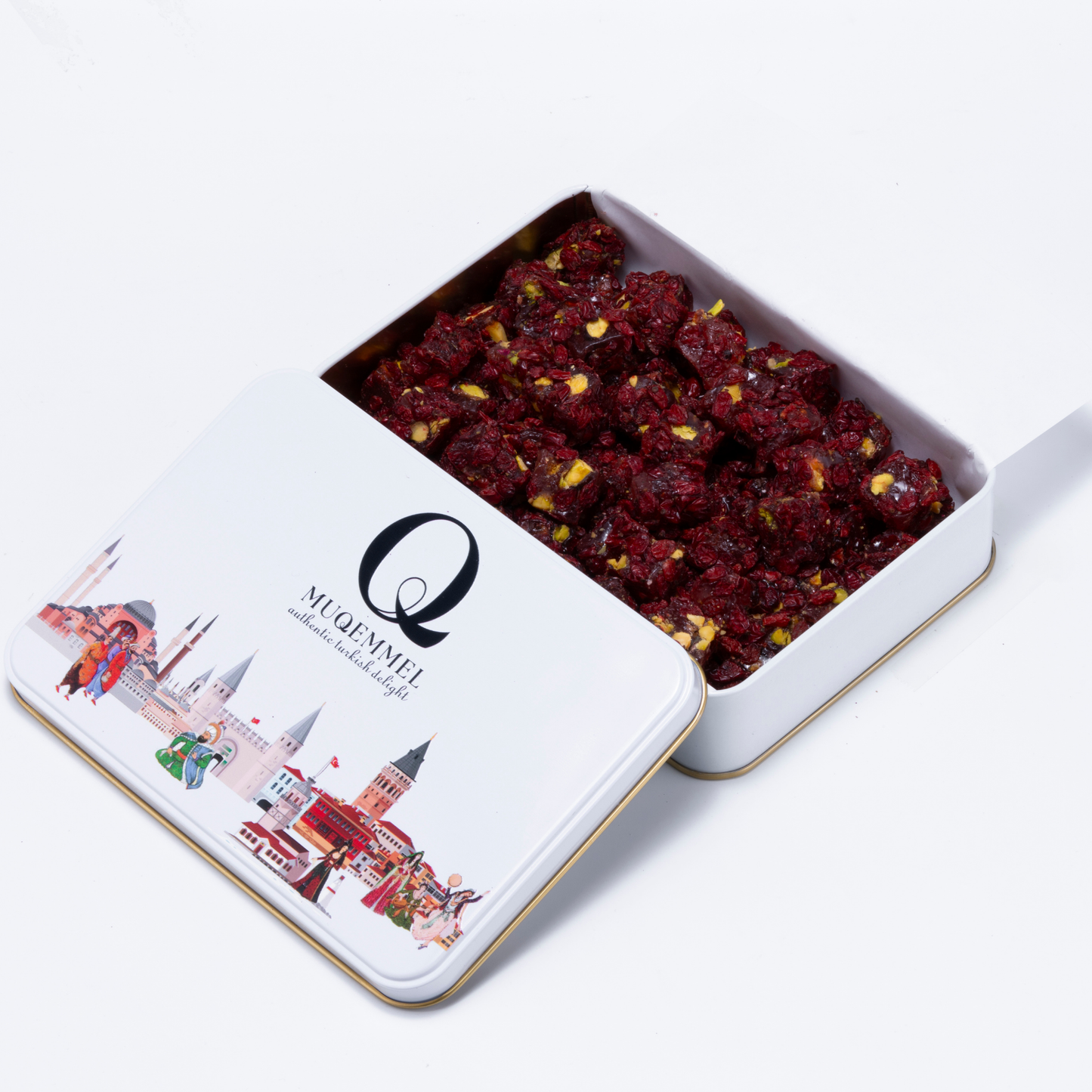 400g Zereç Üzümlü Lokum ( Beyaz )