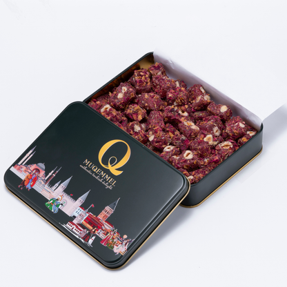 400g Gül Yapraklı Lokum ( Yeşil )